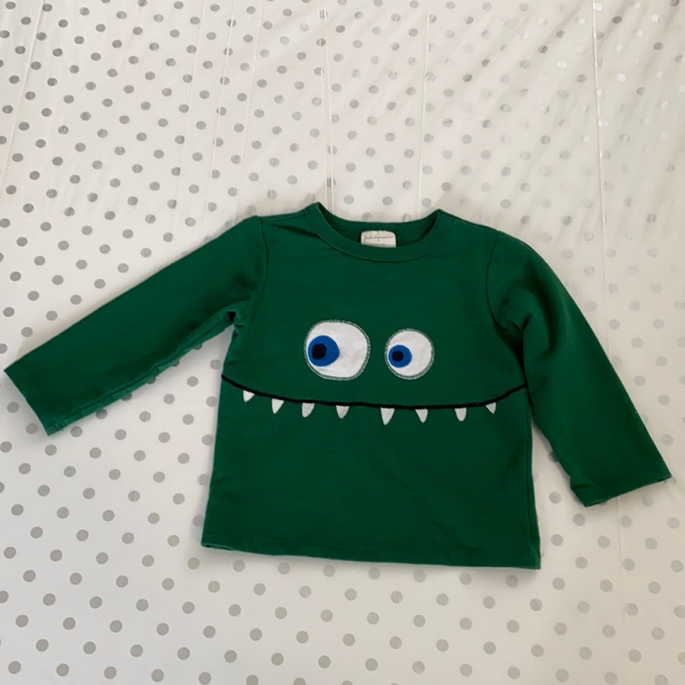 Green Monster First Impressions Long Sleeved Toddler 18mo Shirt